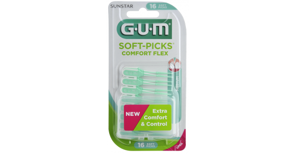 Gum Soft-Picks Comfort Flex Cool Mint Regular Scovolini 40 Pezzi - Pulizia  Interdentale Facile e Rinfrescante