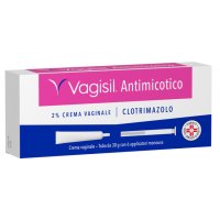 Vagisil Antimicotico Clotrimazolo 2% - Crema Vaginale 30g + 6 Applicatori - Trattamento Candida