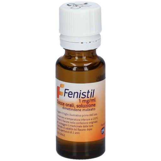 Fenistil Gocce 1 mg/ml, Antistaminico per Prurito e Allergie, 20 ml - Soluzione Orale