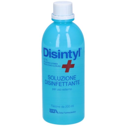Disintyl 0,2% Soluzione Cutanea Disinfettante 200 ml – Antisettico per Ferite e Abrasioni