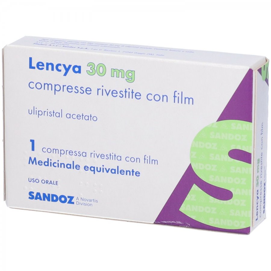 Lencya 1 Compressa Rivestita da 30 mg - Contraccezione Postcoitale di Emergenza