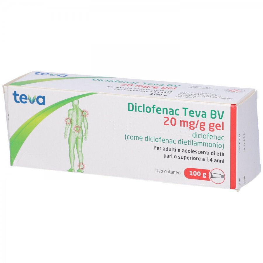 Diclofenac - Gel 100g per il Trattamento del Dolore e dell'Infiammazione