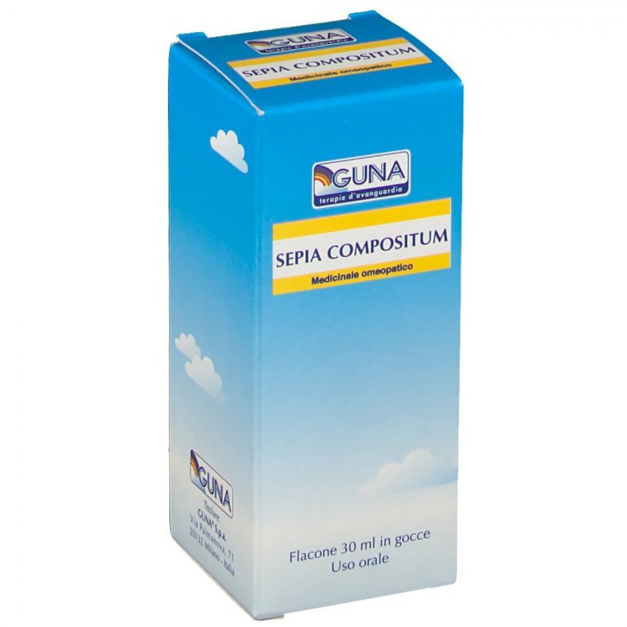 Guna Sepia Compositum 30 ml – Medicinale Omeopatico per Disturbi dell'Umore e Alimentari