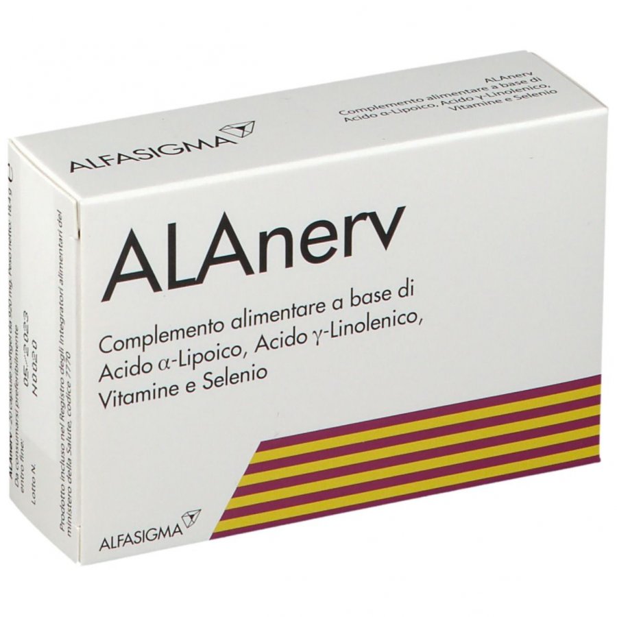 Alanerv - Integratore Benessere Nervoso - 20 Capsule Softgel