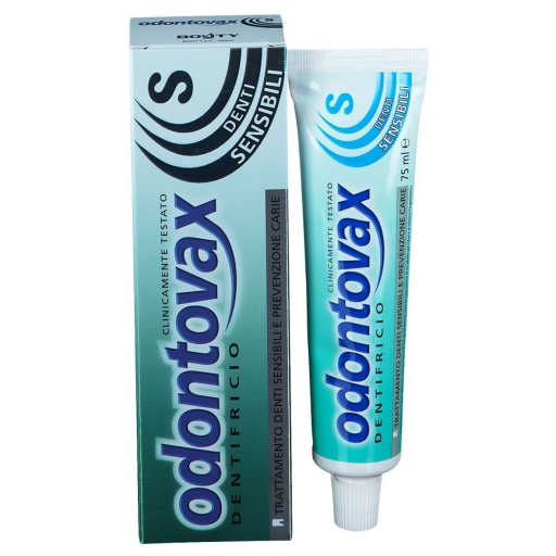 Odontovax S Dentifricio Denti Sensibili e Prevenzione Carie, 75ml – Sollievo e Protezione