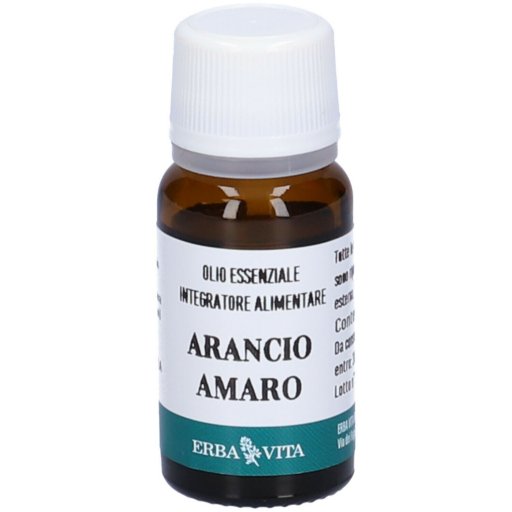 Erba Vita Olio Essenziale Arancio Amaro, 10ml - Motilità Gastrointestinale e Eliminazione Gas