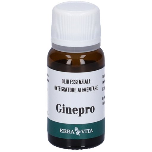 Erba Vita Olio Essenziale Ginepro 10ml - Vie Respiratorie e Funzionalità Urinarie