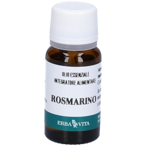 Erba Vita Olio Essenziale di Rosmarino, Digestione e Funzionalità Epatica, 10ml