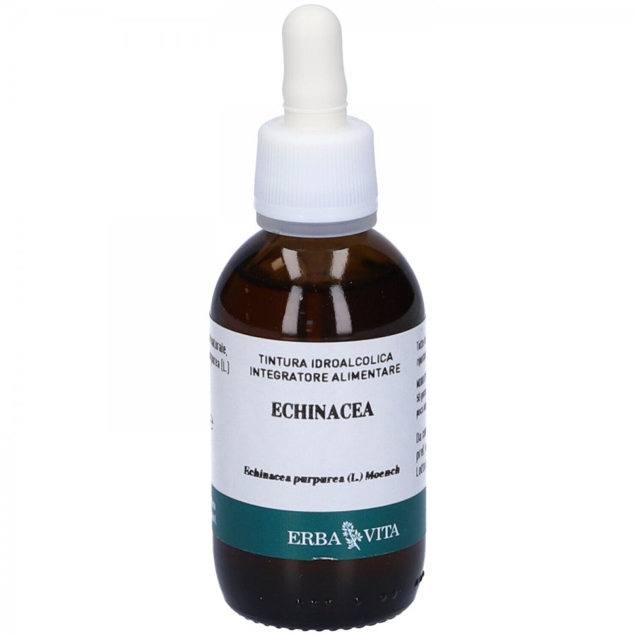 Echinacea Estratto Fluido, Erba Vita, 50ml, Integratore per Supporto Immunitario