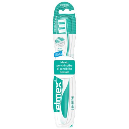 Elmex Spazzolino Sensitive Morbido per Denti Sensibili - Protezione e Pulizia Efficace