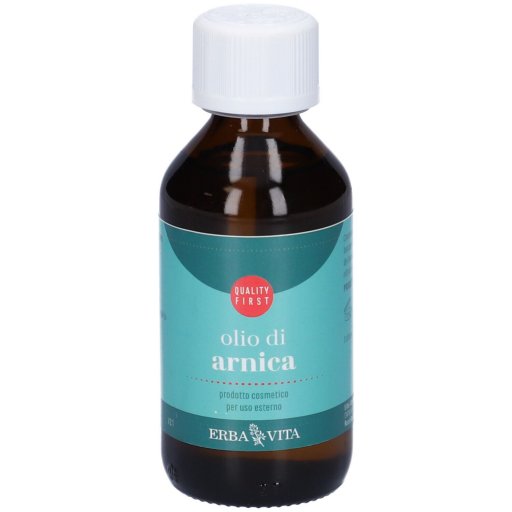 Erba Vita Olio di Arnica Idratante ed Emolliente, 100ml – Per Massaggio Lenitivo e Pelle Morbida