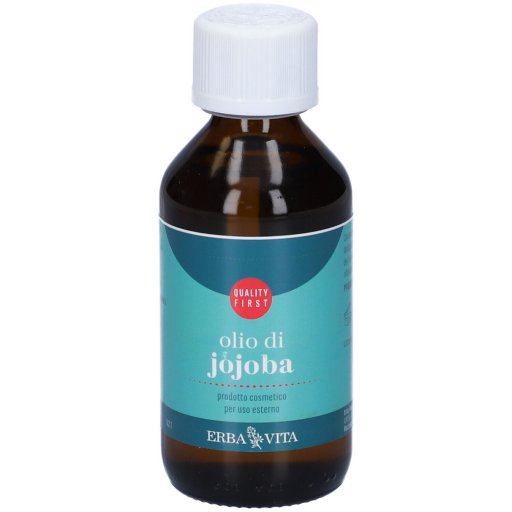 Erba Vita Olio di Jojoba Idratante per Corpo e Capelli, 100ml – Trattamento Nutritivo e Lenitivo