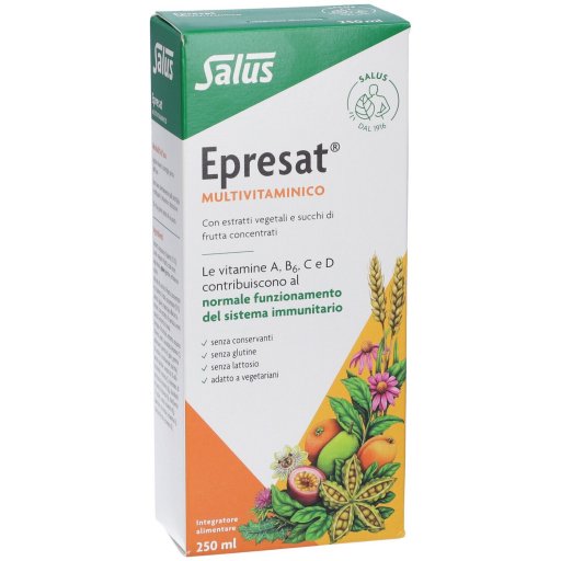 Salus Epresat Multivitaminico, 250 ml, Integratore Alimentare con Vitamine A, B, C, D, E per il Sistema Immunitario e Energetico