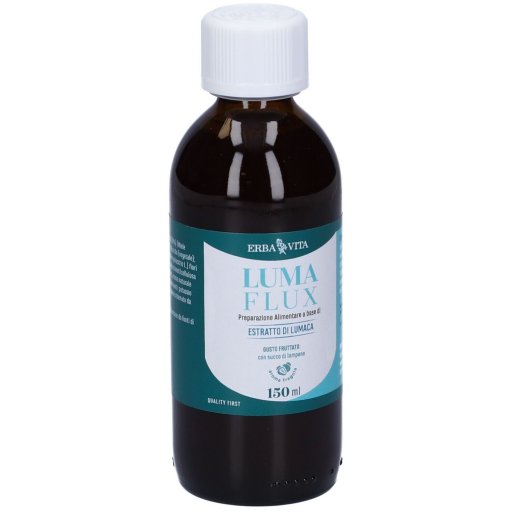 Erba Vita Lumaflux Sciroppo 150ml, Sciroppo Lenitivo per Mucose e Catarro, Gusto Fruttato