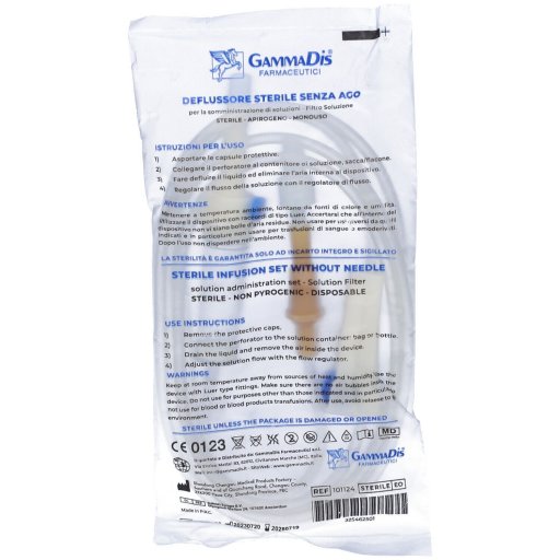 Deflussore Senza Ago Gammaflus - Deflussore per Infusioni Monouso