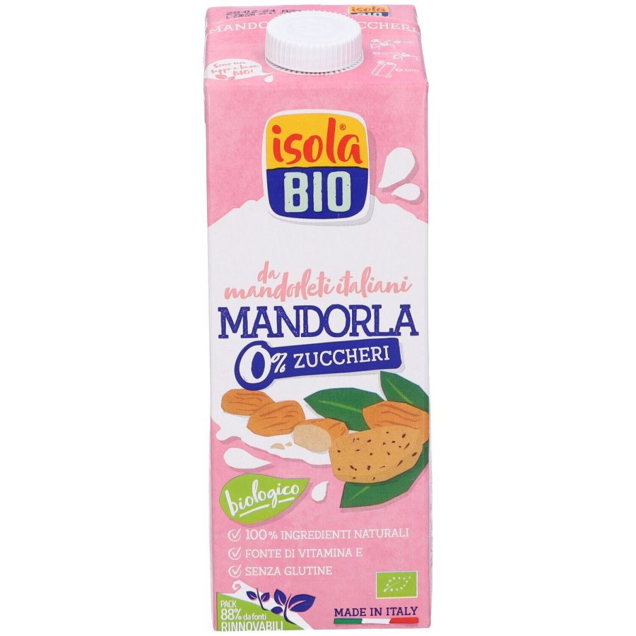 Isola Bio Latte Di Mandorla Senza Zuccheri 1 Litro