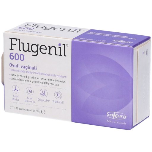 Flugenil 600, 10 Ovuli Vaginali