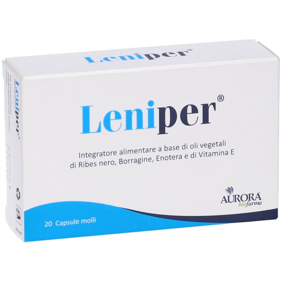 Leniper Integratore Alimentare per lo Stress Ossidativo - 20 Capsule Molli