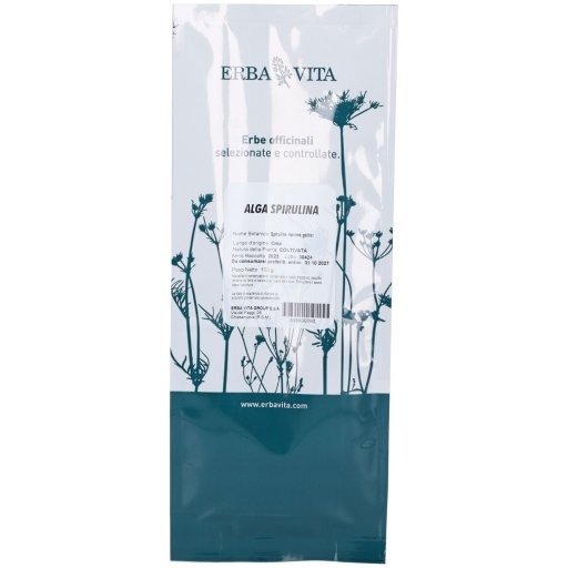 Erba Vita Alga Spirulina, 100g - Integratore Alimentare Energizzante e Ricostituente