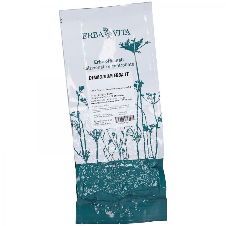 Desmodium Erba Tisane Erba Vita 100g – Tisana Depurativa e Protettiva Fegato