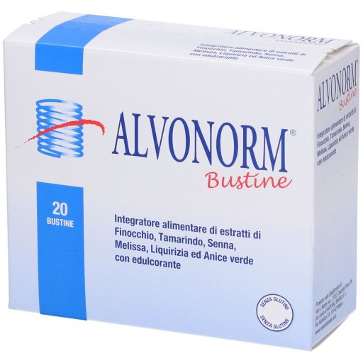 Natural Bradel Alvonorm – Integratore per la Regolarità Intestinale, 20 Bustine – Finocchio, Tamarindo, Senna
