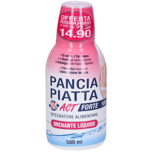 Linea Act Pancia Piatta ACT Forte Drenante Liquido, 500 ml