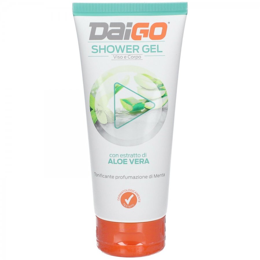 Daigo Shower Gel 200ml - Aloe, Profumo di Menta, Docchiaschiuma pH Fisiologico