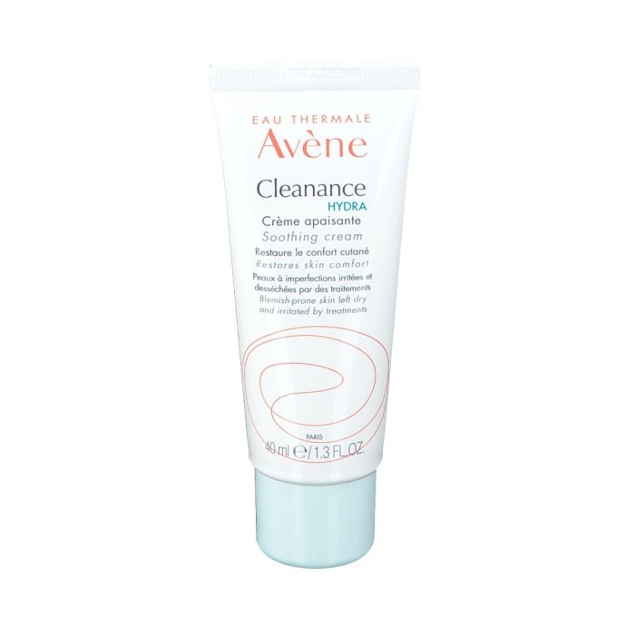 Cleanance Hydra Crema Lenitiva Avène, Crema Idratante e Lenitiva per Pelli Secche, 40ml