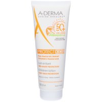 A-DERMA Protect Kids Latte Solare Bambini SPF 50+, 250 ml - Protezione Molto Alta