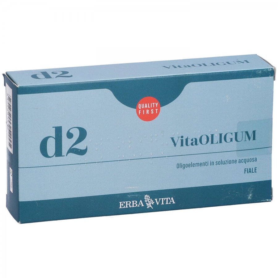 VitaOligum D2 Erba Vita 20 Fiale – Oligoelementi Essenziali