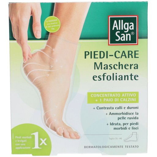 AllgaSan Maschera Esfoliante Piedi-Care – Callosità Ridotte in 2 Settimane