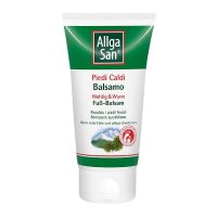 AllgaSan Balsamo Piedi Caldi, Balsamo Riscaldante per Piedi Freddi, 75 ml, Olio di Pino Mugo e Zenzero