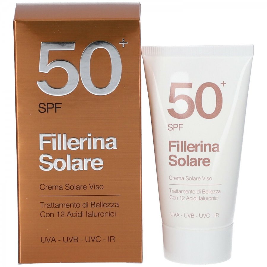 Labo Fillerina Solare Crema Viso SPF 50+ - Protezione Solare Anti-Age, 50ml