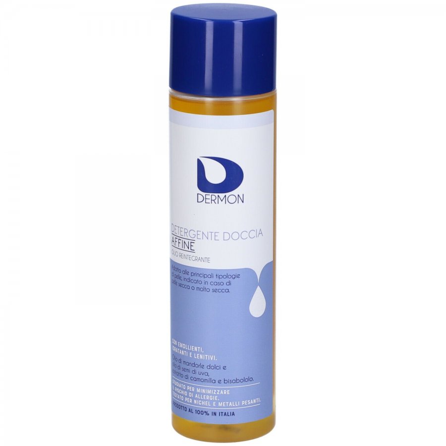 Dermon - Detergente Doccia Affine 250ml - Detergenza Delicata e Soffice per la Tua Pelle