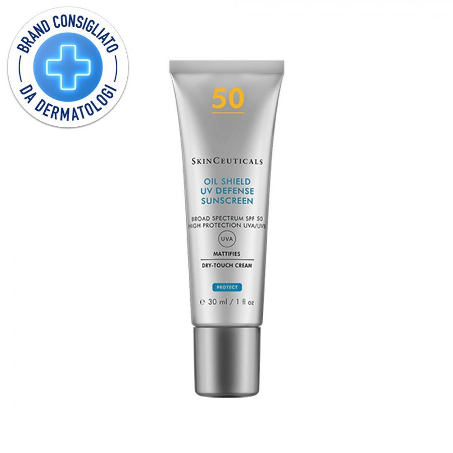 SkinCeuticals Oil Shield UV Defense Sunscreen SPF 50 Crema solare matt per pelli grasse 30 ml