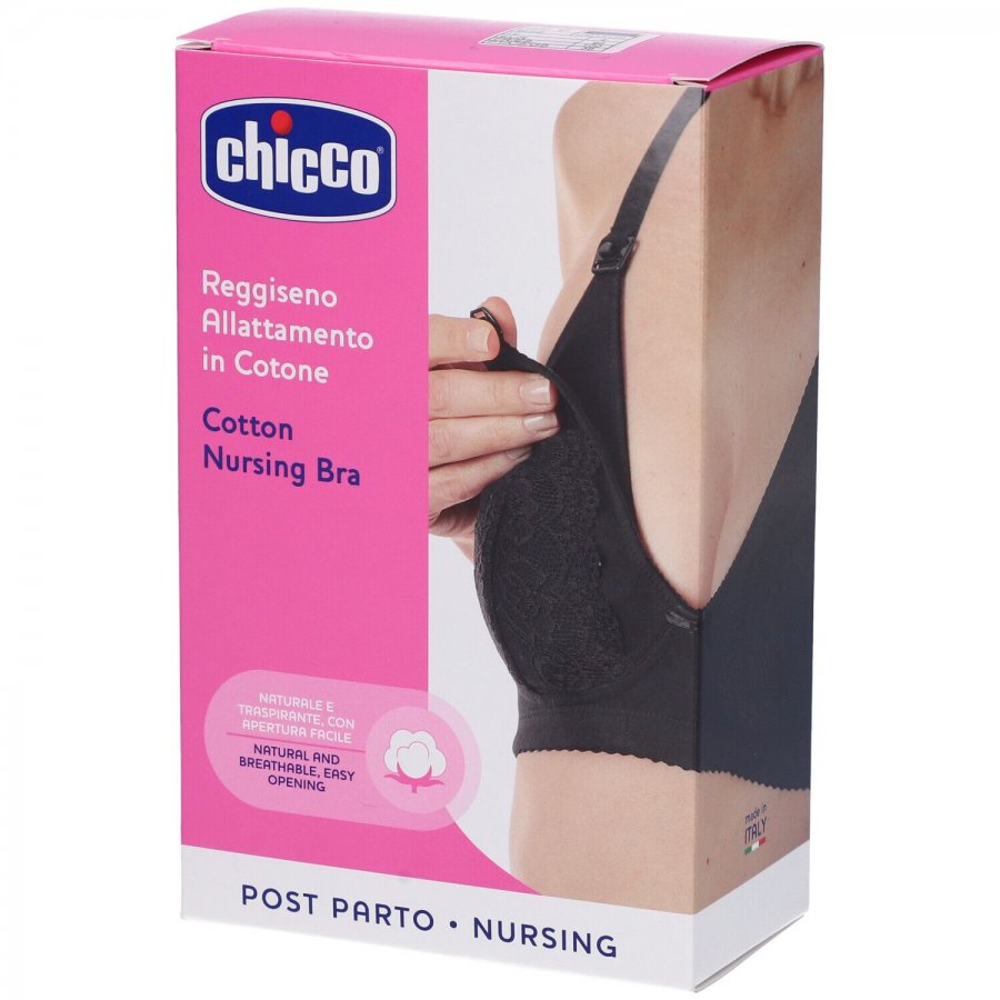 Mammy Reggiseno Allattamento Nero 4C - Naturale e Traspirante con Apertura Facile