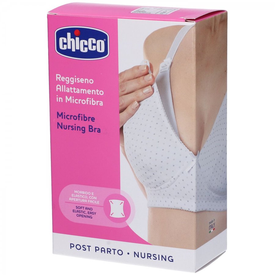 Mammy Reggiseno Allattamento Microfibra Bianco 5C - Reggiseno Comodo per Allattamento