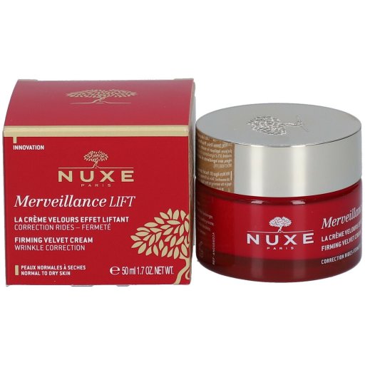 Nuxe Merveillance Lift Crema Giorno Antirughe Vellutata, 50ml – Olio Micro-Alga, Crema Rassodante e Levigante