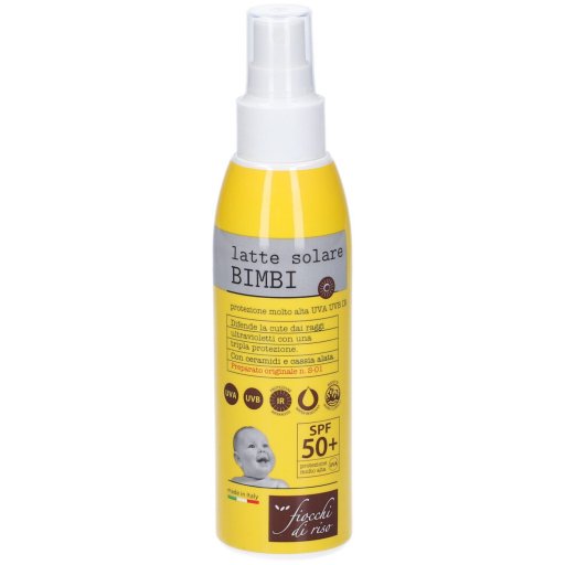 Fiocchi Di Riso Latte Solare Bimbo SPF50+ 140ml - Protezione Molto Alta