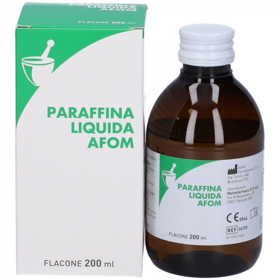 Paraffina Liquida Afom Fu 200ml - Lassativo Orale - Usi e Modalità d'Uso