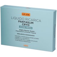 Guam Buste Liquido Ricarica Pantaslim Cryo - Confezione da 3 - Trattamento Gambe Affaticate