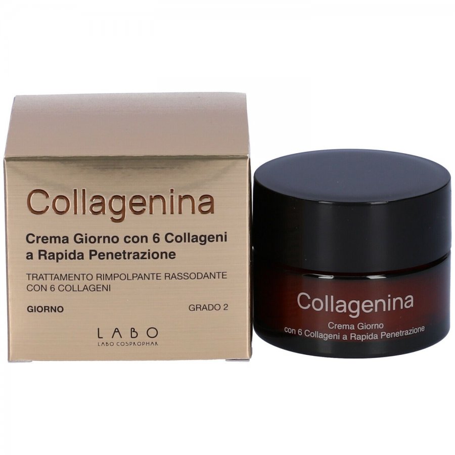 LABO Collagenina Crema Giorno con 6 Collageni - Rimpolpante Rassodante 50 ml