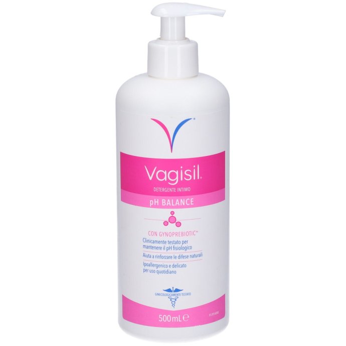 Vagisil Detergente Intimo pH Balance, 500ml - Protezione Delicata, pH Fisiologico, GynoPrebiotic Vagisil Detergente Intimo pH Balance, 500ml - Protezione Delicata, pH Fisiologico, GynoPrebiotic