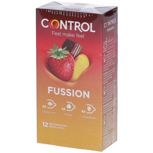 Control Fussion 12 Pezzi - Preservativi in Lattice di Gomma Naturale