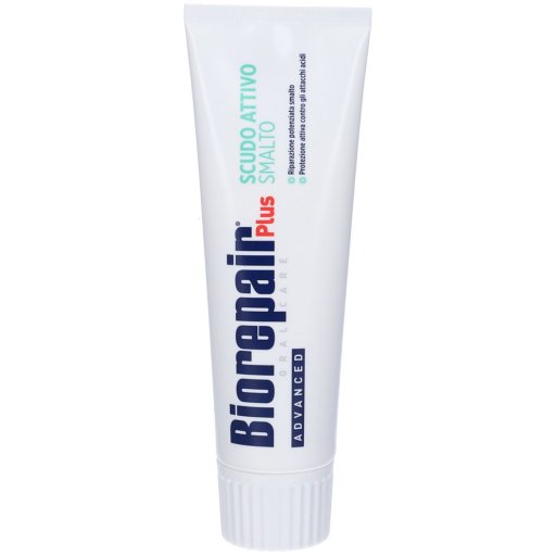 Biorepair Plus Dentifricio Scudo Attivo Smalto, 75ml - Protezione e Rinforzo Smalto