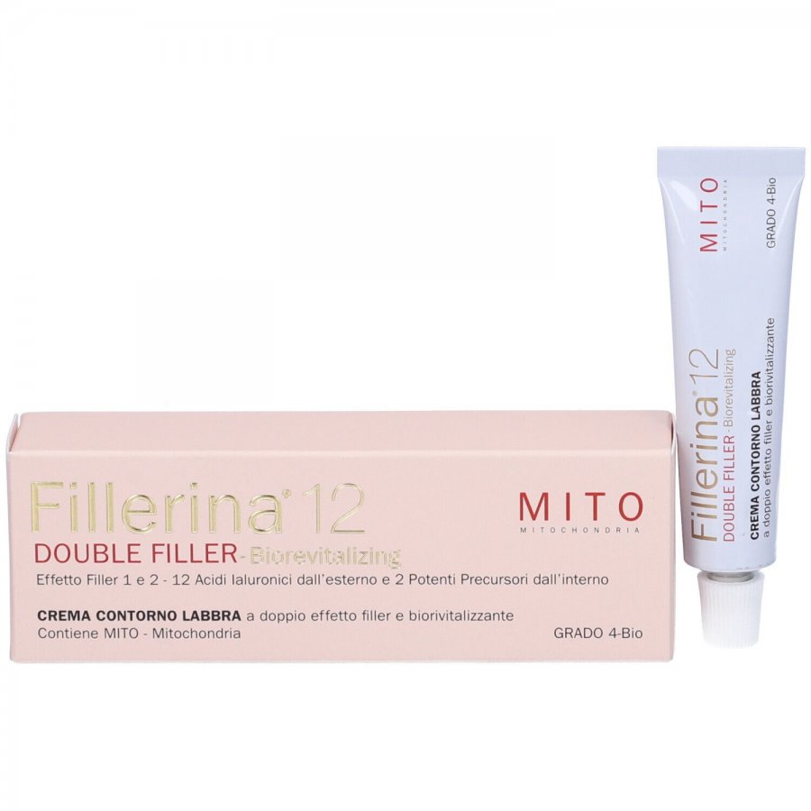 Fillerina 12 Double Filler Biorevitalizing Mito Contorno labbra Grado 4 Bio 15ml