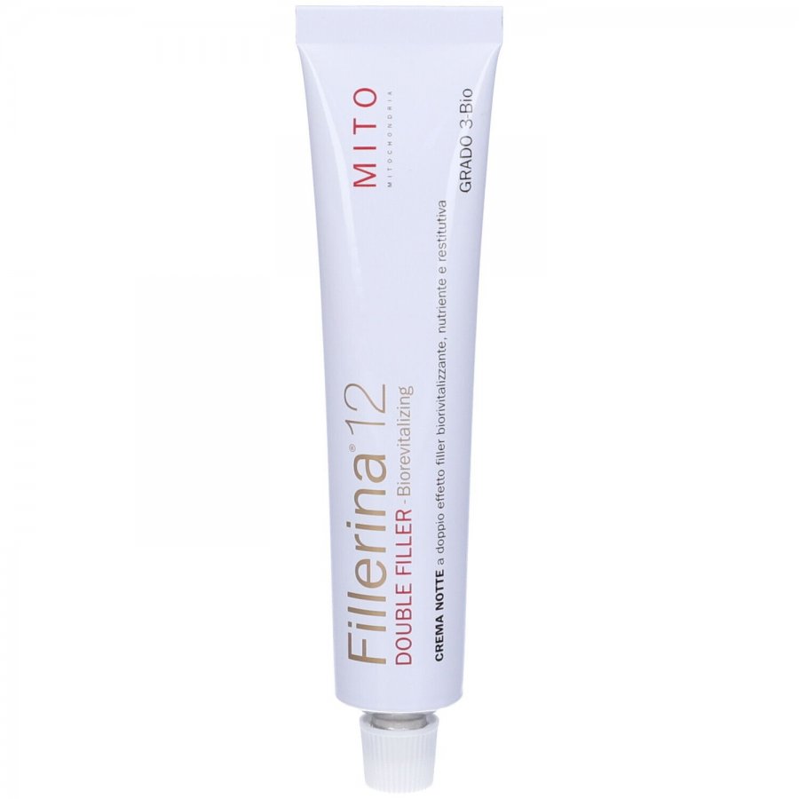 Fillerina 12 Biorevitalizing Double Filler Crema Notte Grado 3-Bio - 50ml