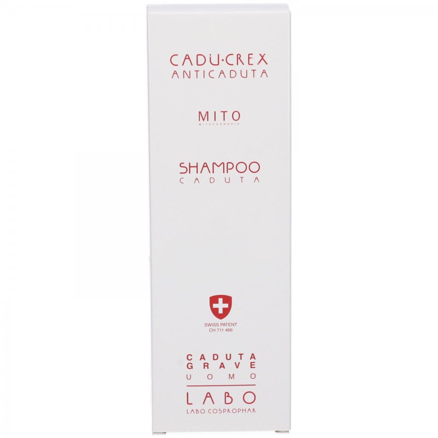 Labo Cadu-Crex Anticaduta MITO Shampoo Caduta Grave Uomo, 150 ml, Shampoo Anticaduta