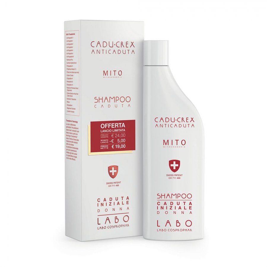 Labo Cadu-Crex Anticaduta MITO Shampoo Caduta Iniziale Donna 150ml - Shampoo Anticaduta Capelli