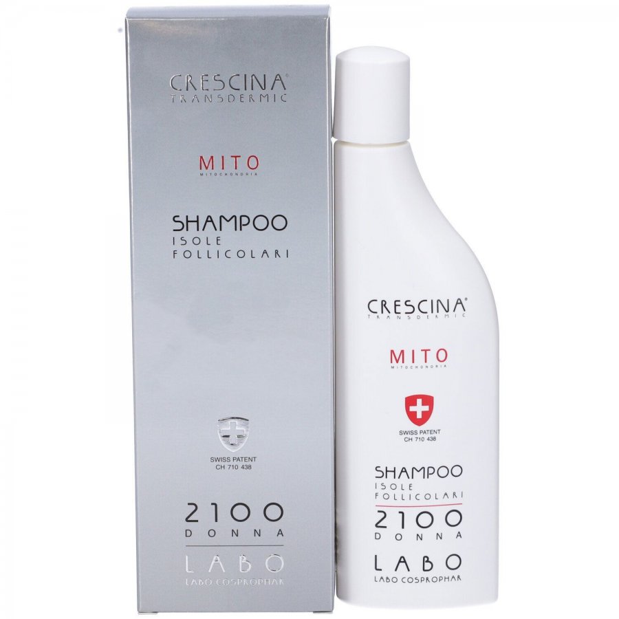 Labo Crescina MITO Shampoo Isole Follicolari 2100 Donna, 150 ml, Shampoo Anticaduta